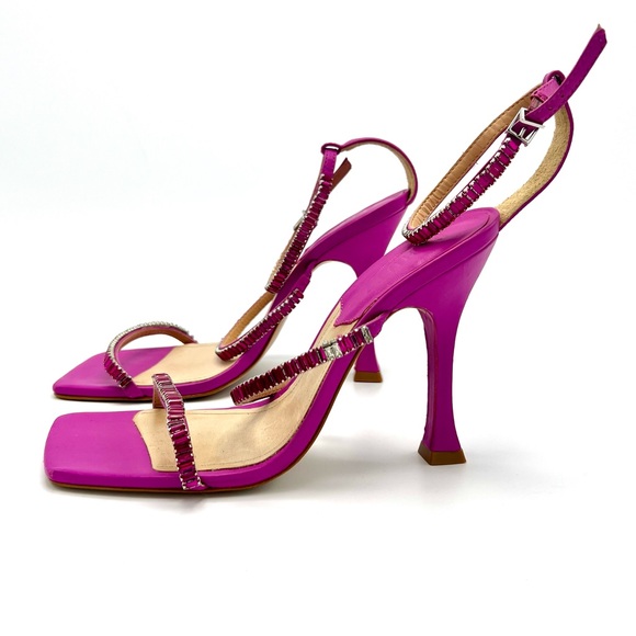 VERY PINK Schutz NELLINA Heels size 8.5 - Picture 5 of 13